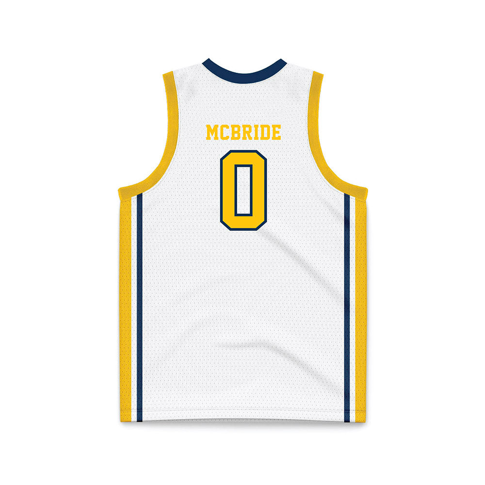Coppin State - NCAA Women's Basketball : Paris McBride - White Basketball Jersey-1