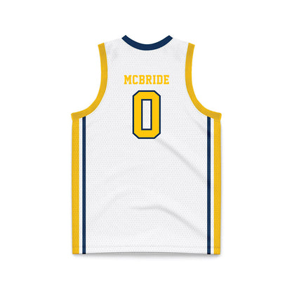 Coppin State - NCAA Women's Basketball : Paris McBride - White Basketball Jersey-1