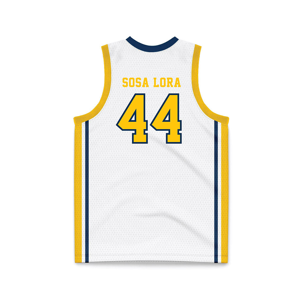 Coppin State - NCAA Women's Basketball : Patricia Sosa Lora - White Basketball Jersey-1