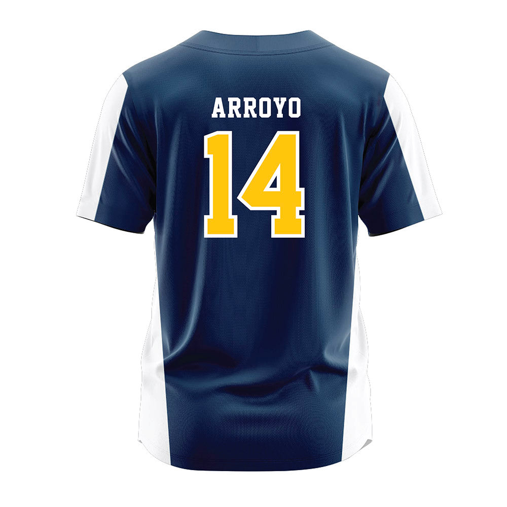 Coppin State - NCAA Softball : Natasha Arroyo - Navy Jersey-1