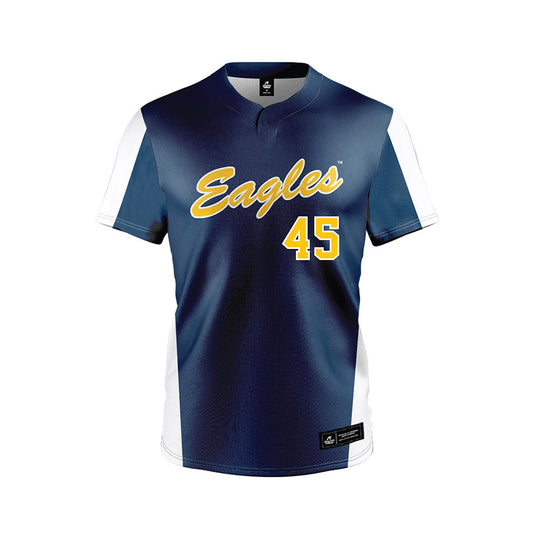 Coppin State - NCAA Softball : JoMhara Benning - Navy Jersey-0