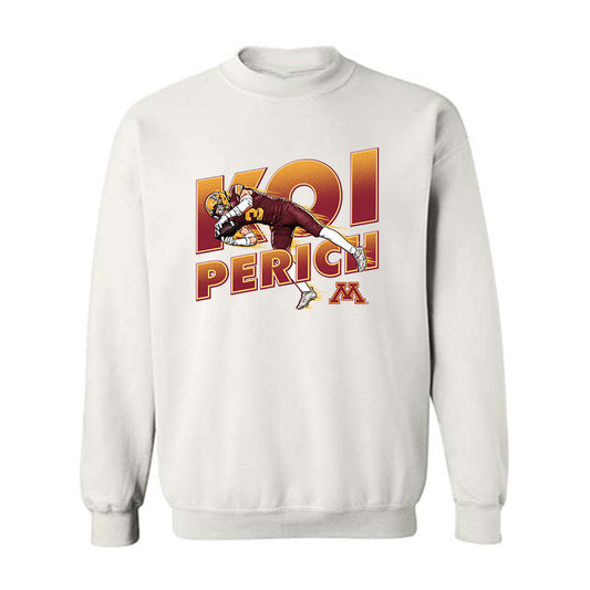 Minnesota - NCAA Football : Koi Perich - Crewneck Sweatshirt-0