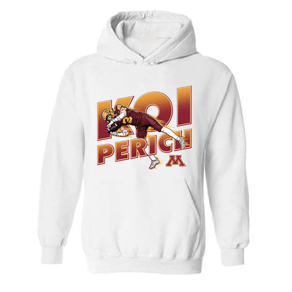 Minnesota - NCAA Football : Koi Perich - Hooded Sweatshirt-0