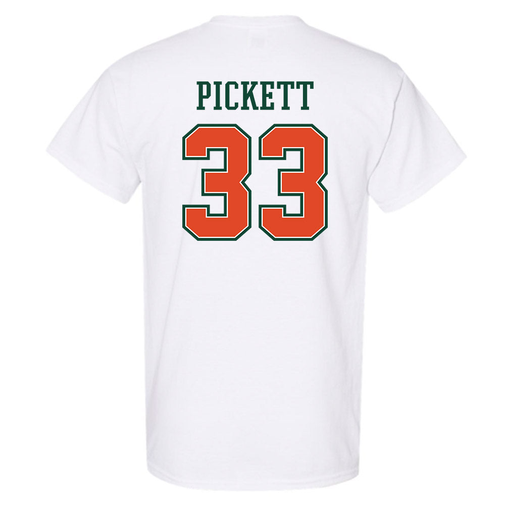 Miami - NCAA Football : Booker Pickett - T-Shirt-1