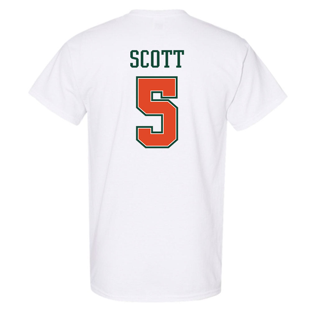 Miami - NCAA Football : Justin Scott - T-Shirt-1