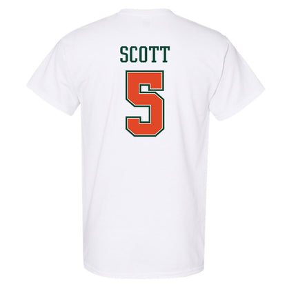 Miami - NCAA Football : Justin Scott - T-Shirt-1