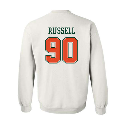 Miami - NCAA Football : Daylen Russell - Crewneck Sweatshirt-1