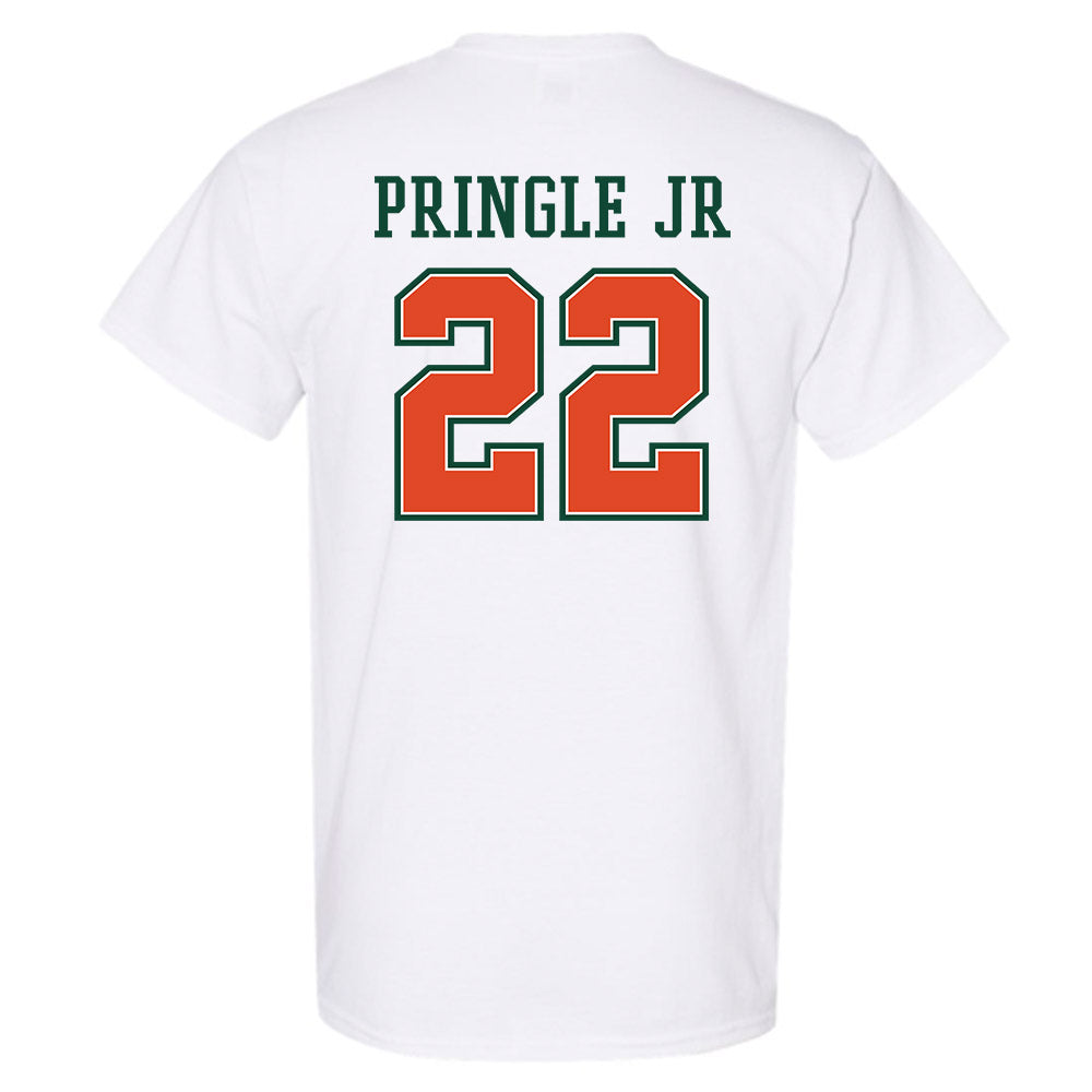 Miami - NCAA Football : Girard Pringle Jr - T-Shirt-1