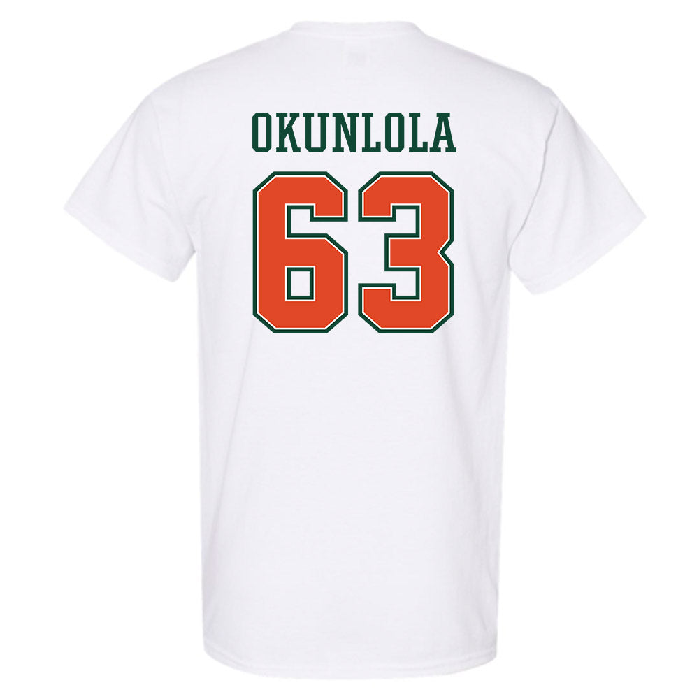 Miami - NCAA Football : Samson Okunlola - T-Shirt-1