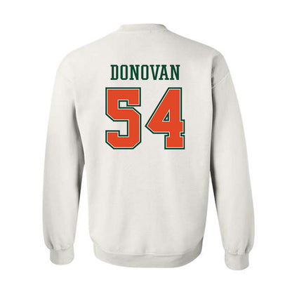Miami - NCAA Football : Michael Donovan - Crewneck Sweatshirt-1