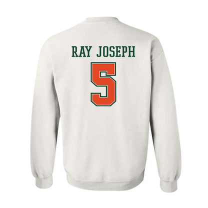 Miami - NCAA Football : Ray Ray Joseph - Crewneck Sweatshirt-1