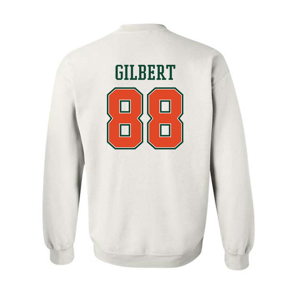 Miami - NCAA Football : Luka Gilbert - Crewneck Sweatshirt-1