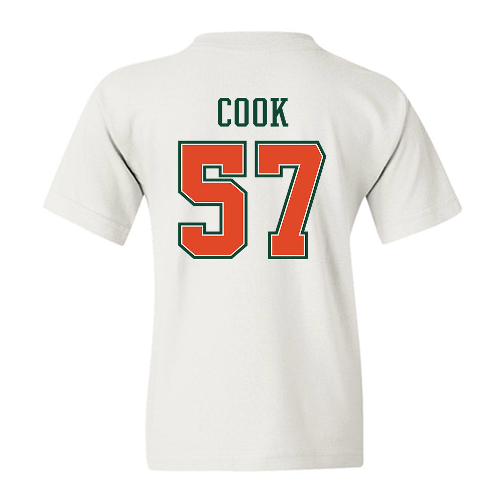 Miami - NCAA Football : Marley Cook - Youth T-Shirt-1
