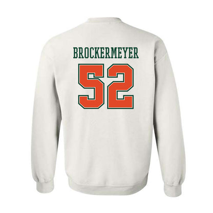Miami - NCAA Football : James Brockermeyer - Crewneck Sweatshirt-1