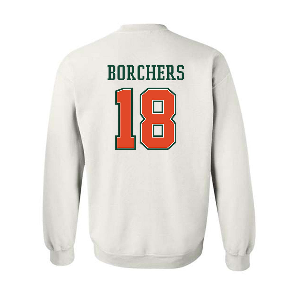 Miami - NCAA Football : Joe Borchers - Crewneck Sweatshirt-1
