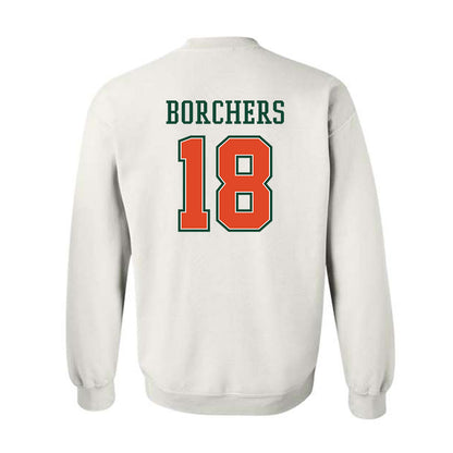 Miami - NCAA Football : Joe Borchers - Crewneck Sweatshirt-1