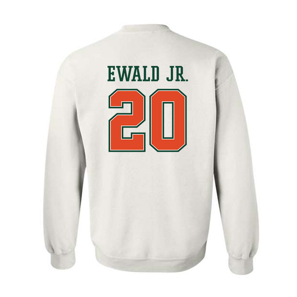 Miami - NCAA Football : Chris Ewald Jr. - Crewneck Sweatshirt-1