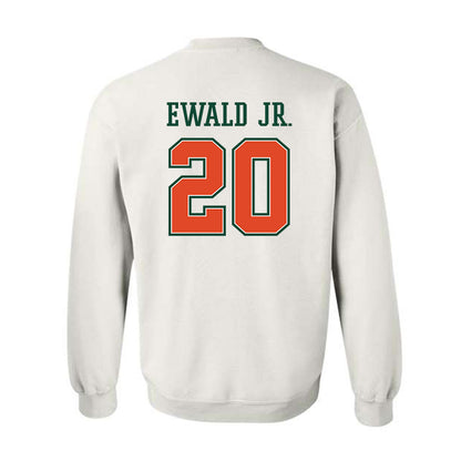Miami - NCAA Football : Chris Ewald Jr. - Crewneck Sweatshirt-1