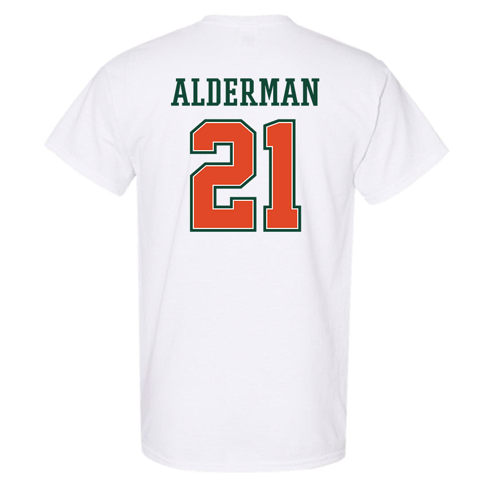 Miami - NCAA Football : Jaylin Alderman - T-Shirt-1
