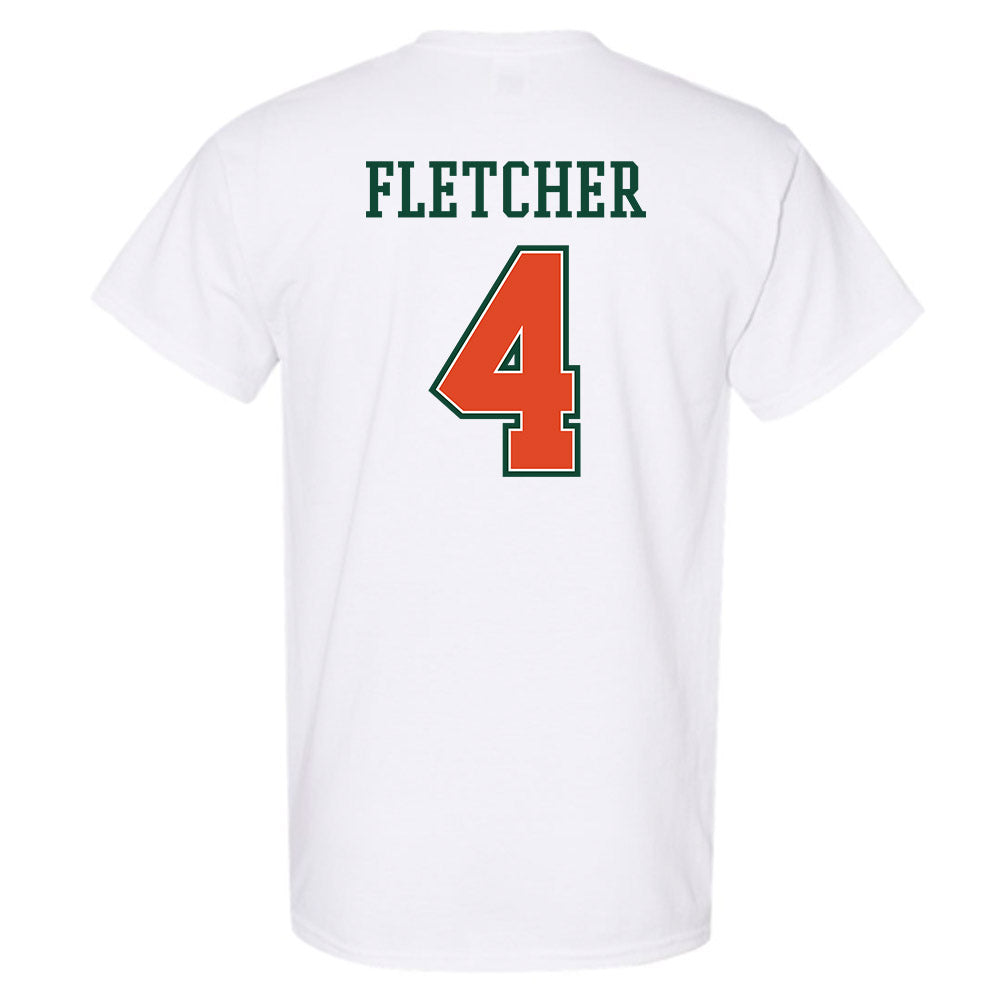 Miami - NCAA Football : Mark Fletcher - T-Shirt-1