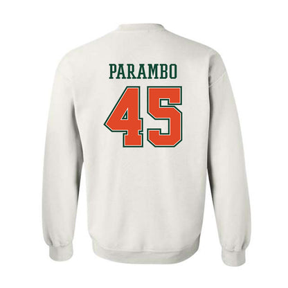 Miami - NCAA Football : Luke Parambo - Crewneck Sweatshirt-1