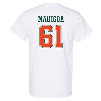Miami - NCAA Football : Francis Mauigoa - T-Shirt-1