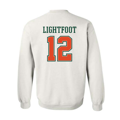 Miami - NCAA Football : Marquise Lightfoot - Crewneck Sweatshirt-1