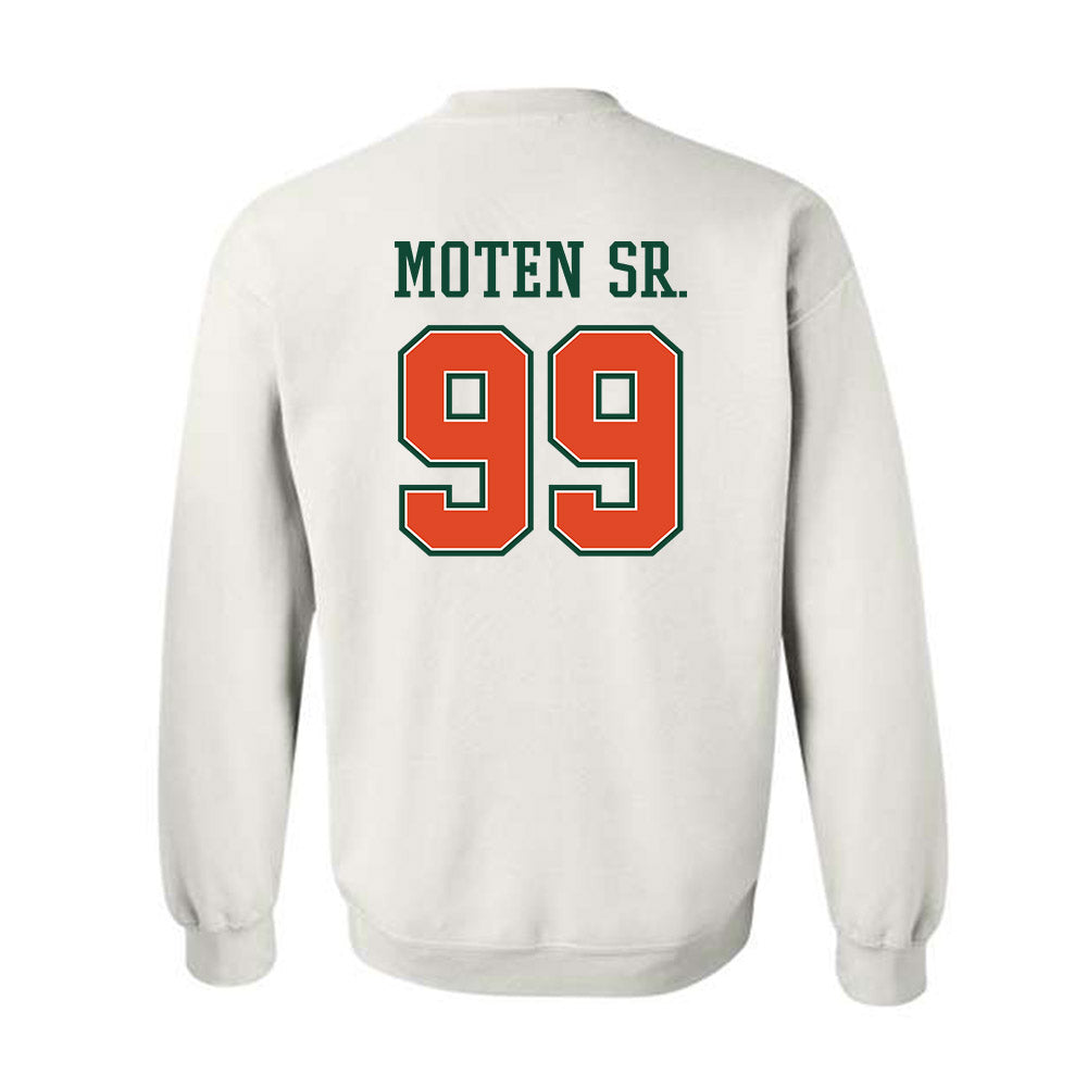 Miami - NCAA Football : Ahmad Moten Sr. - Crewneck Sweatshirt-1