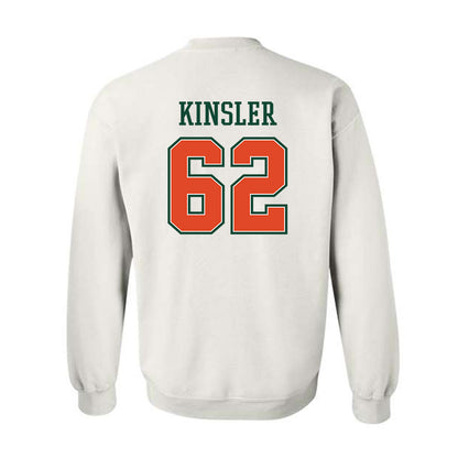Miami - NCAA Football : Tommy Kinsler - Crewneck Sweatshirt-1