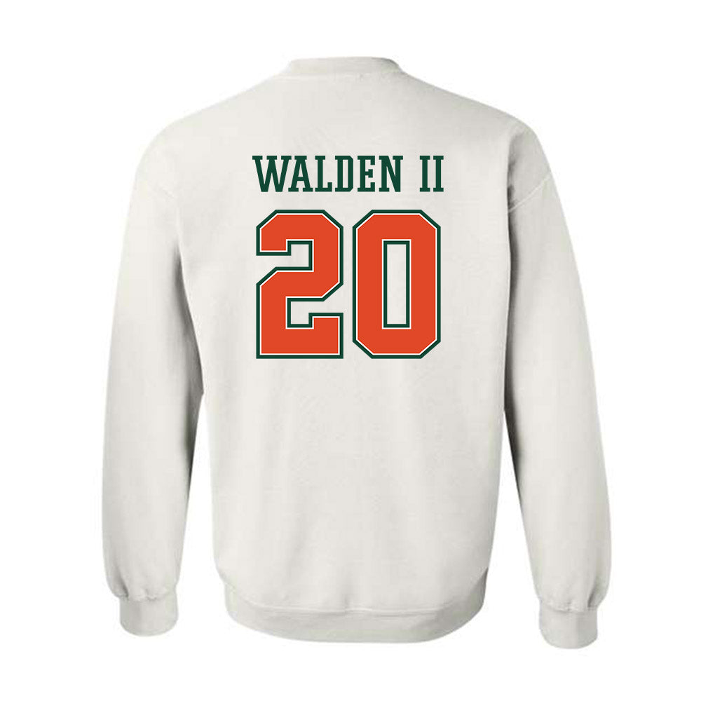 Miami - NCAA Football : Terrell Walden II - Crewneck Sweatshirt-1