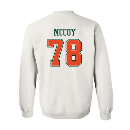 Miami - NCAA Football : Matthew McCoy - Crewneck Sweatshirt-1