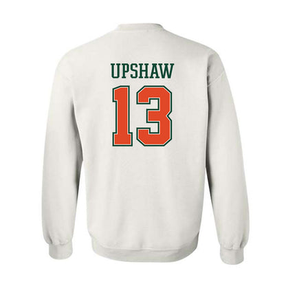 Miami - NCAA Football : Daylyn Upshaw - Crewneck Sweatshirt-1