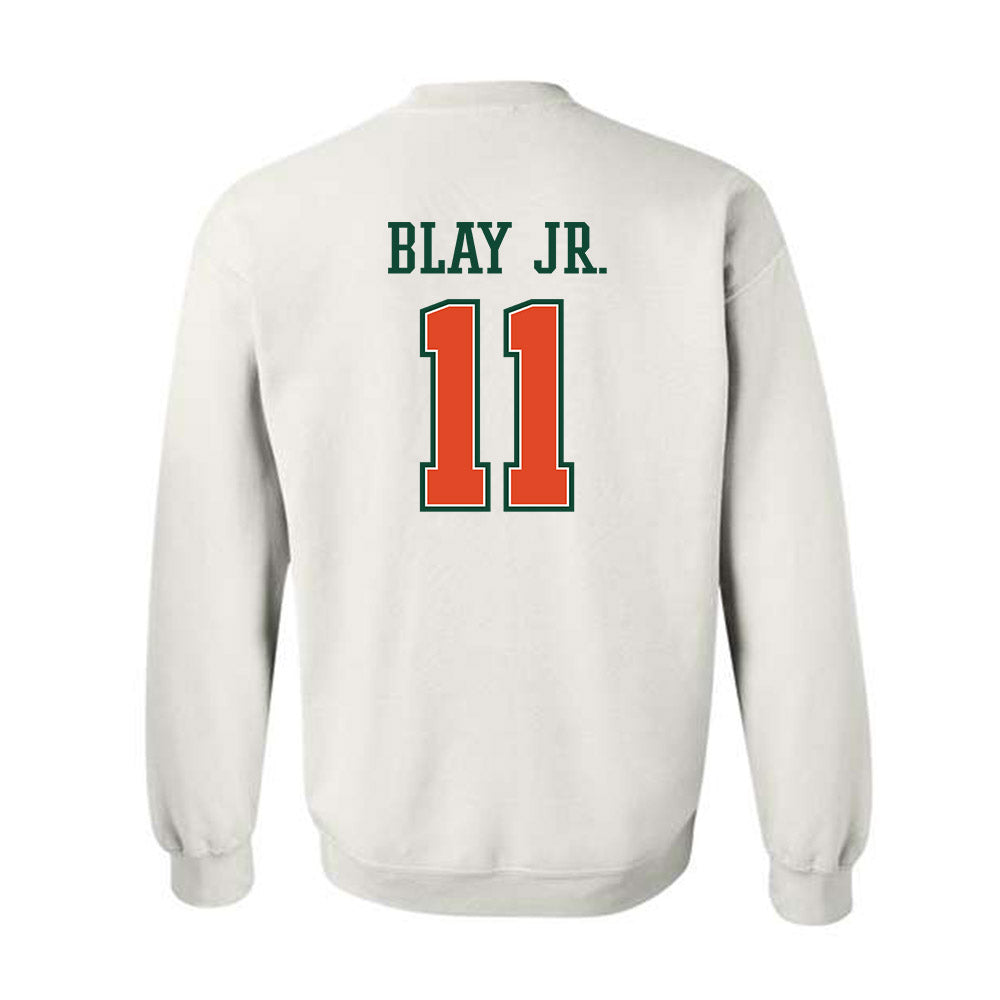 Miami - NCAA Football : David Blay Jr. - Crewneck Sweatshirt-1
