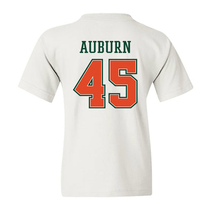 Miami - NCAA Football : Bert Auburn - Youth T-Shirt-1