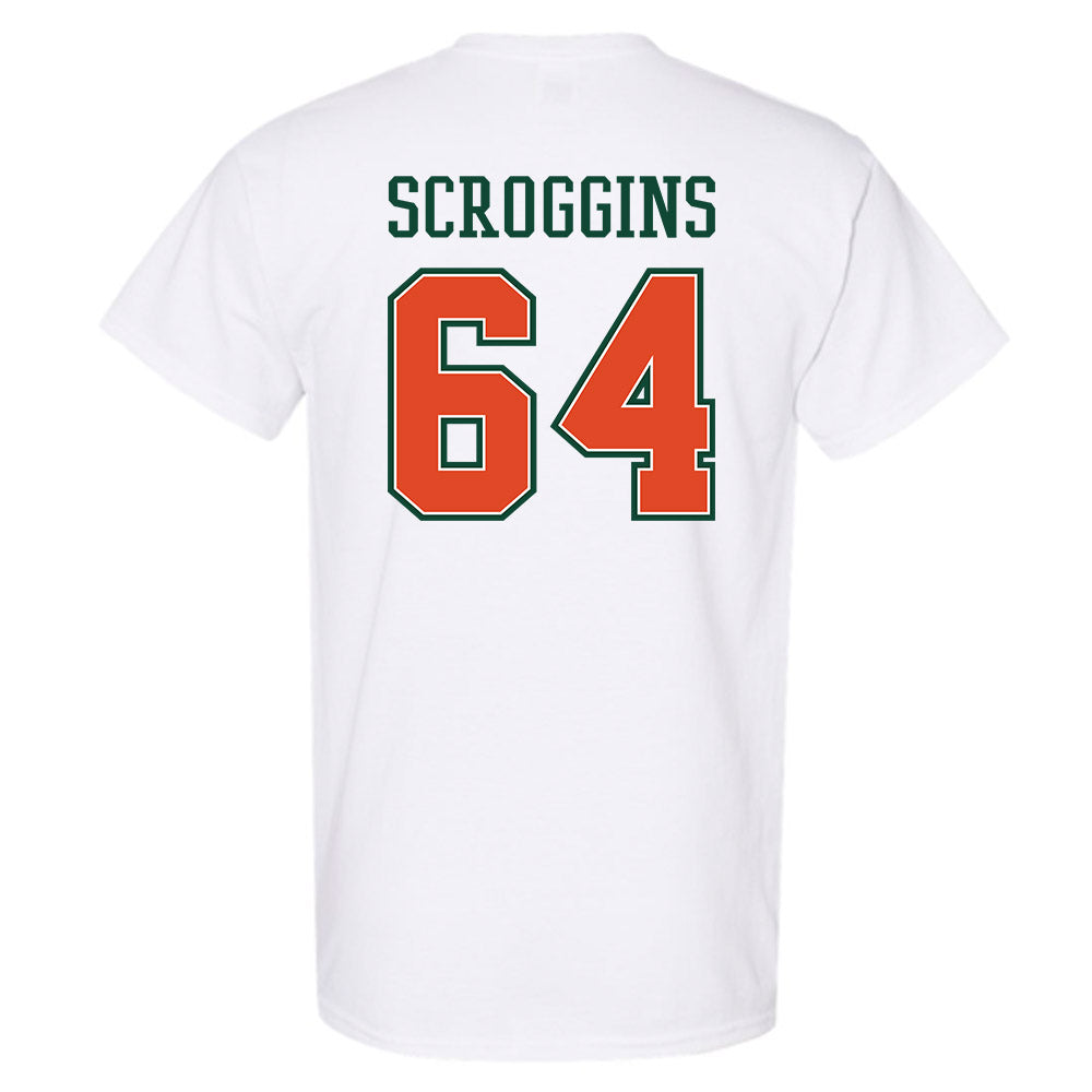 Miami - NCAA Football : Ralph Scroggins - T-Shirt-1