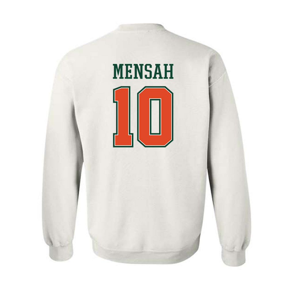Miami - NCAA Football : Darian Mensah - Crewneck Sweatshirt-1