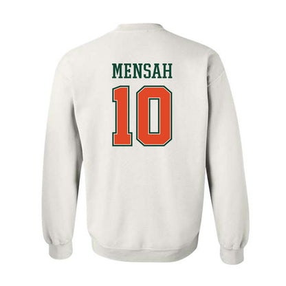 Miami - NCAA Football : Darian Mensah - Crewneck Sweatshirt-1