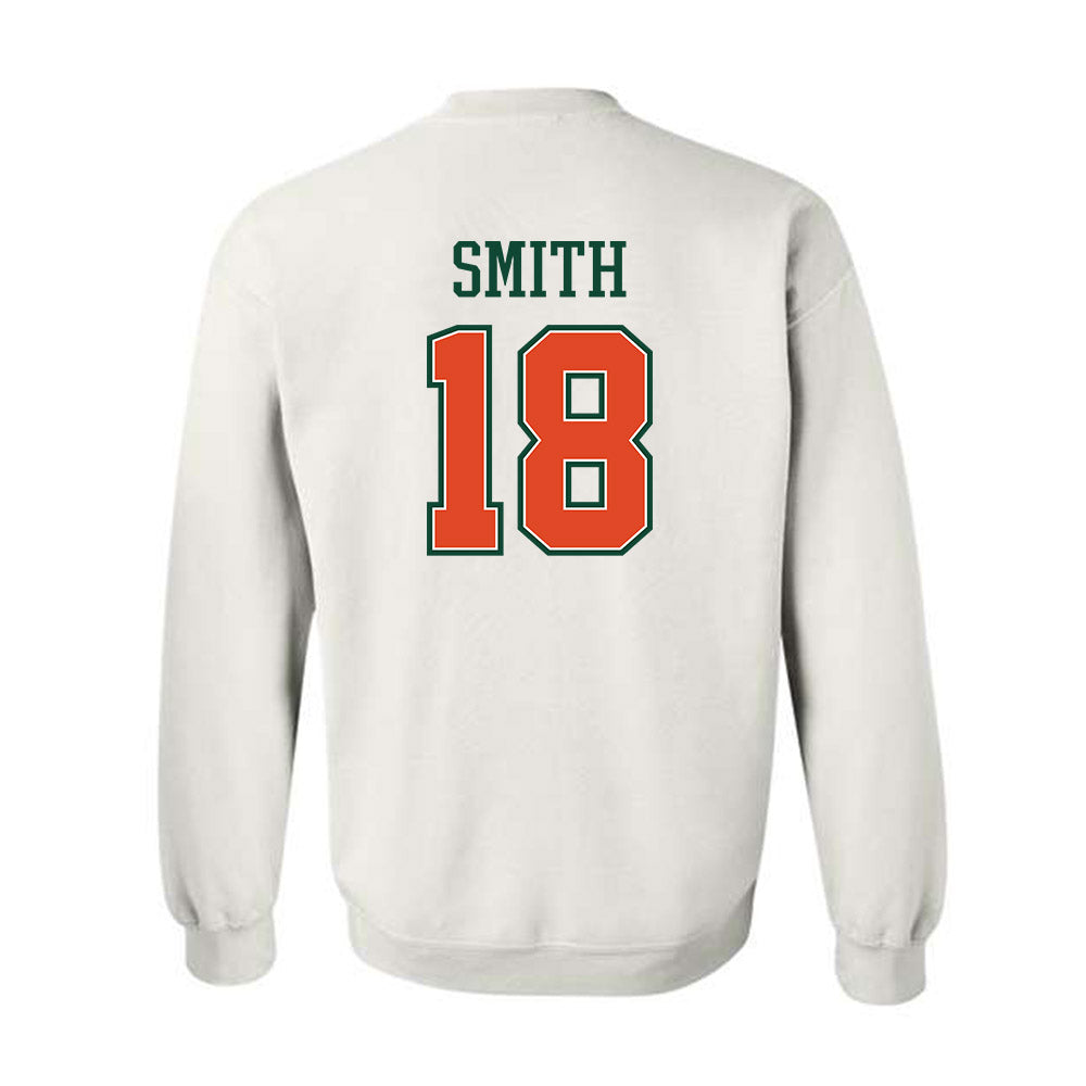 Miami - NCAA Football : Nikao Smith - Crewneck Sweatshirt-1