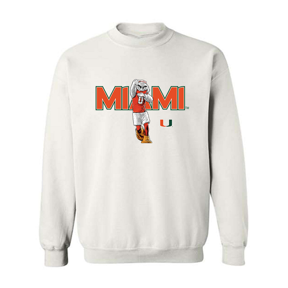 Miami - NCAA Football : Darian Mensah - Crewneck Sweatshirt-0