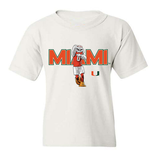 Miami - NCAA Football : Rueben Bain Jr. - Youth T-Shirt-0