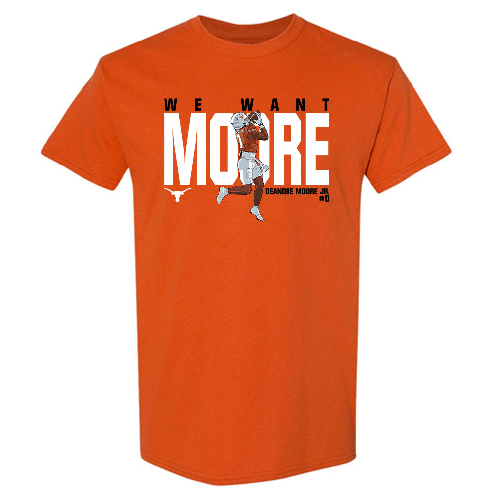 Texas - NCAA Football : Deandre Moore Jr - T-Shirt