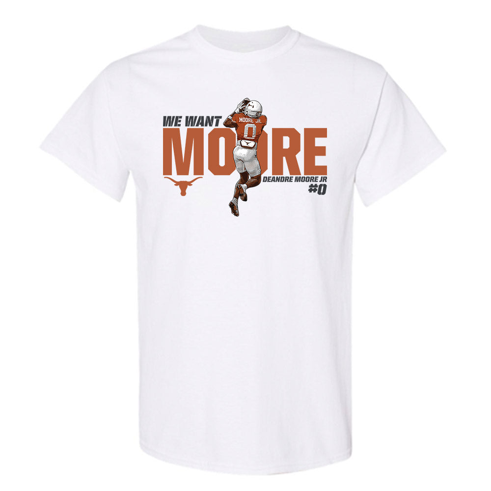 Texas - NCAA Football : Deandre Moore Jr - T-Shirt