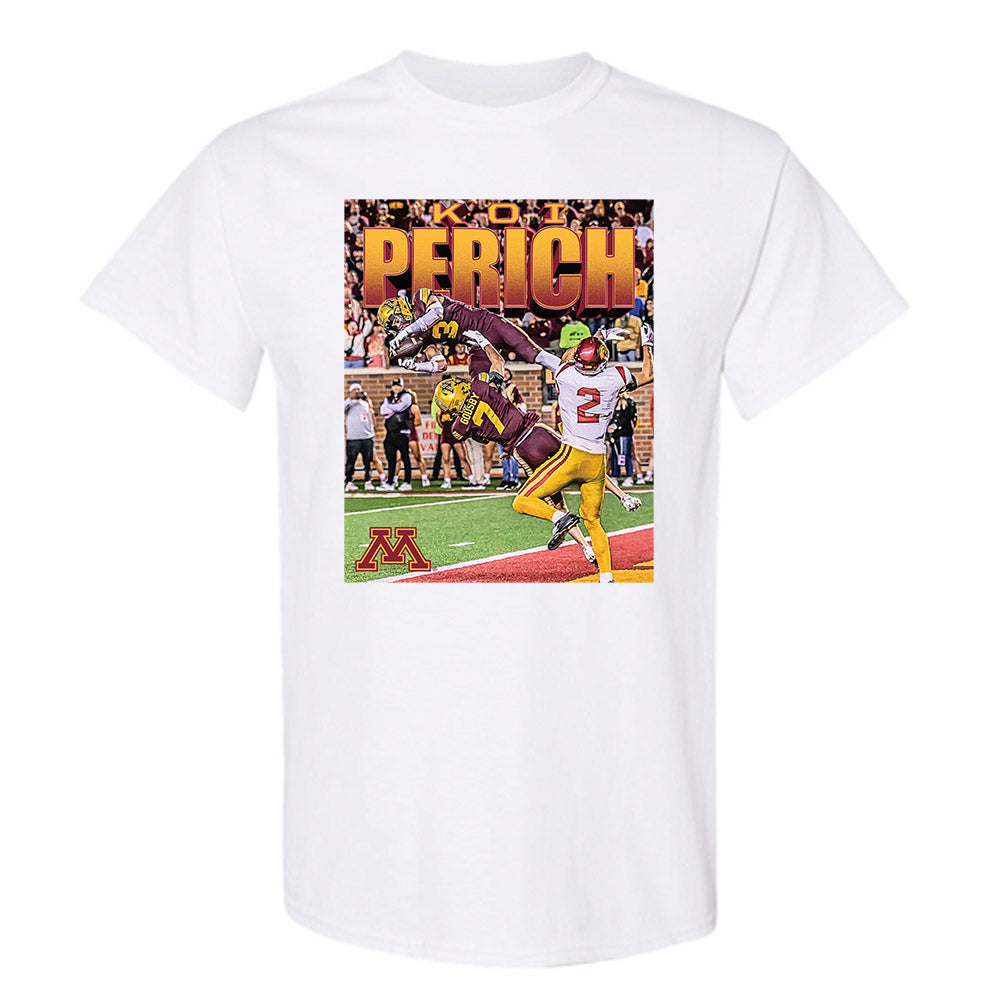 Minnesota - NCAA Football : Koi Perich - Winning Catch T-Shirt