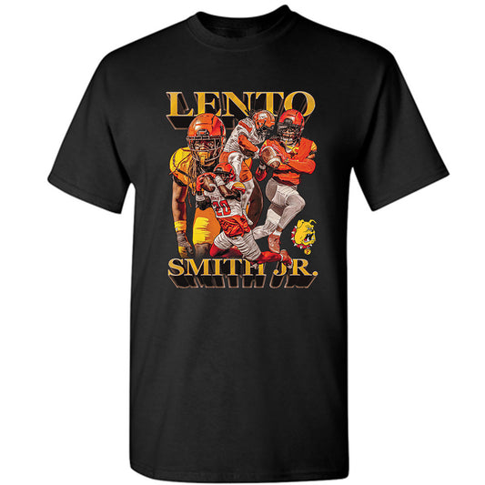 Ferris State - NCAA Football : Lento Smith Jr - Player Collage T-Shirt-0