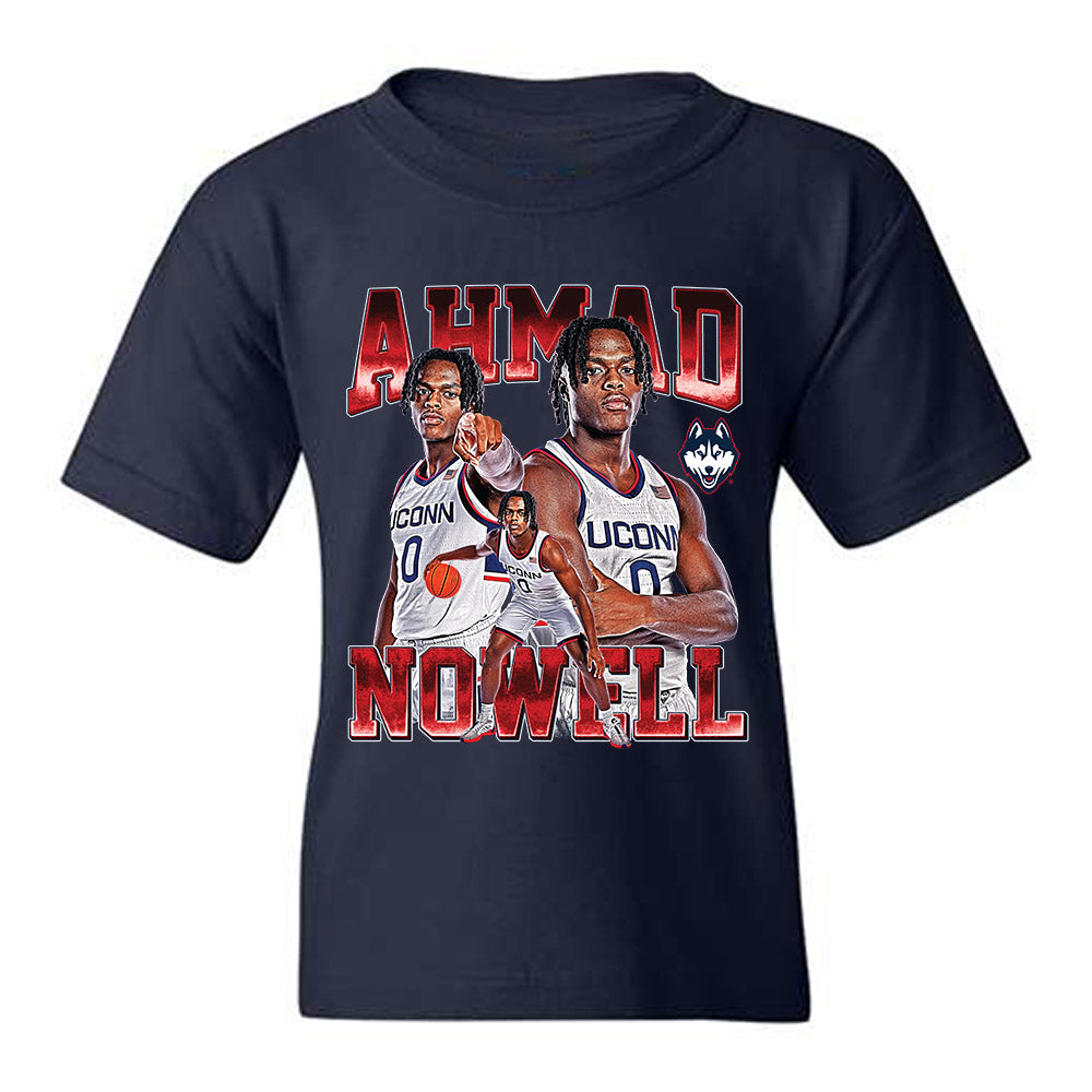 UConn - NCAA Men's Basketball : Ahmad Nowell - Youth T-Shirt-0