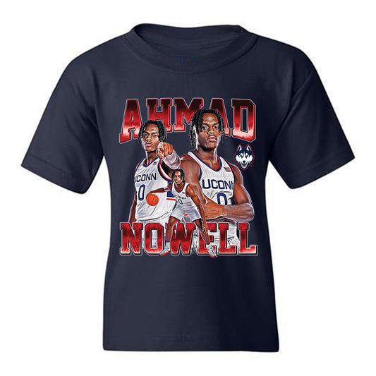 UConn - NCAA Men's Basketball : Ahmad Nowell - Youth T-Shirt-0