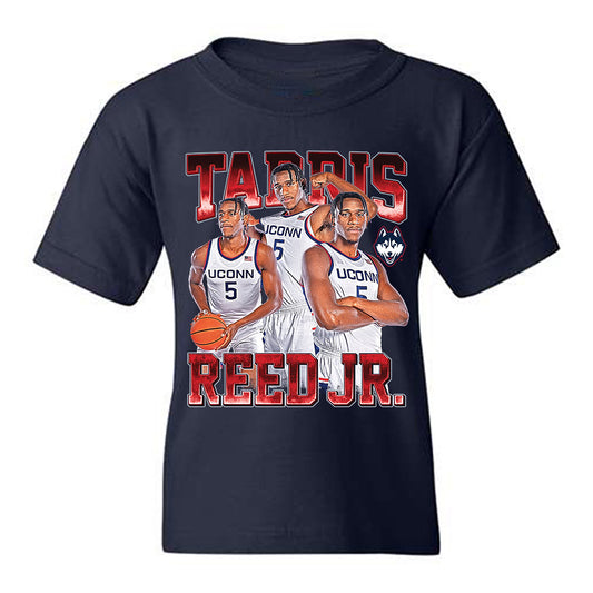 UConn - NCAA Men's Basketball : Tarris Reed - Youth T-Shirt-0