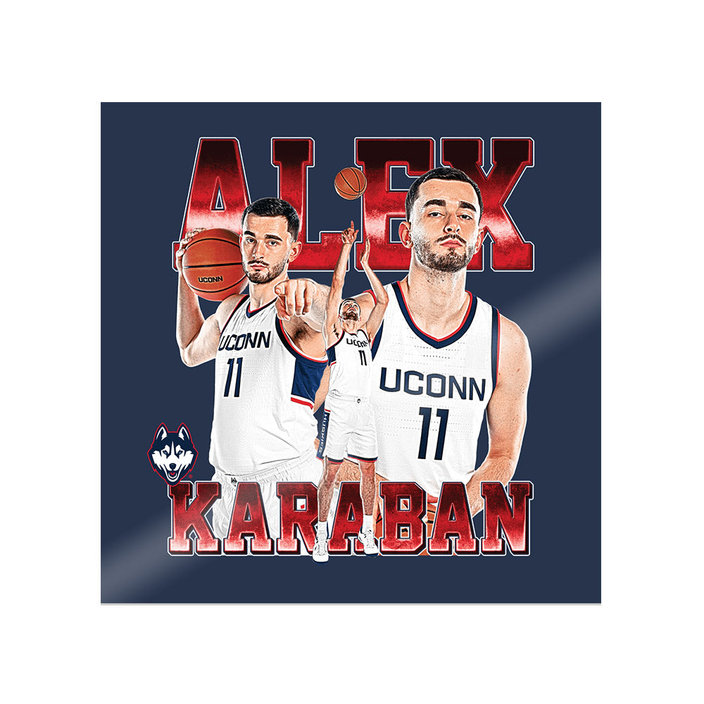 UConn - NCAA Men's Basketball : Alex Karaban - Collage Sticker-0