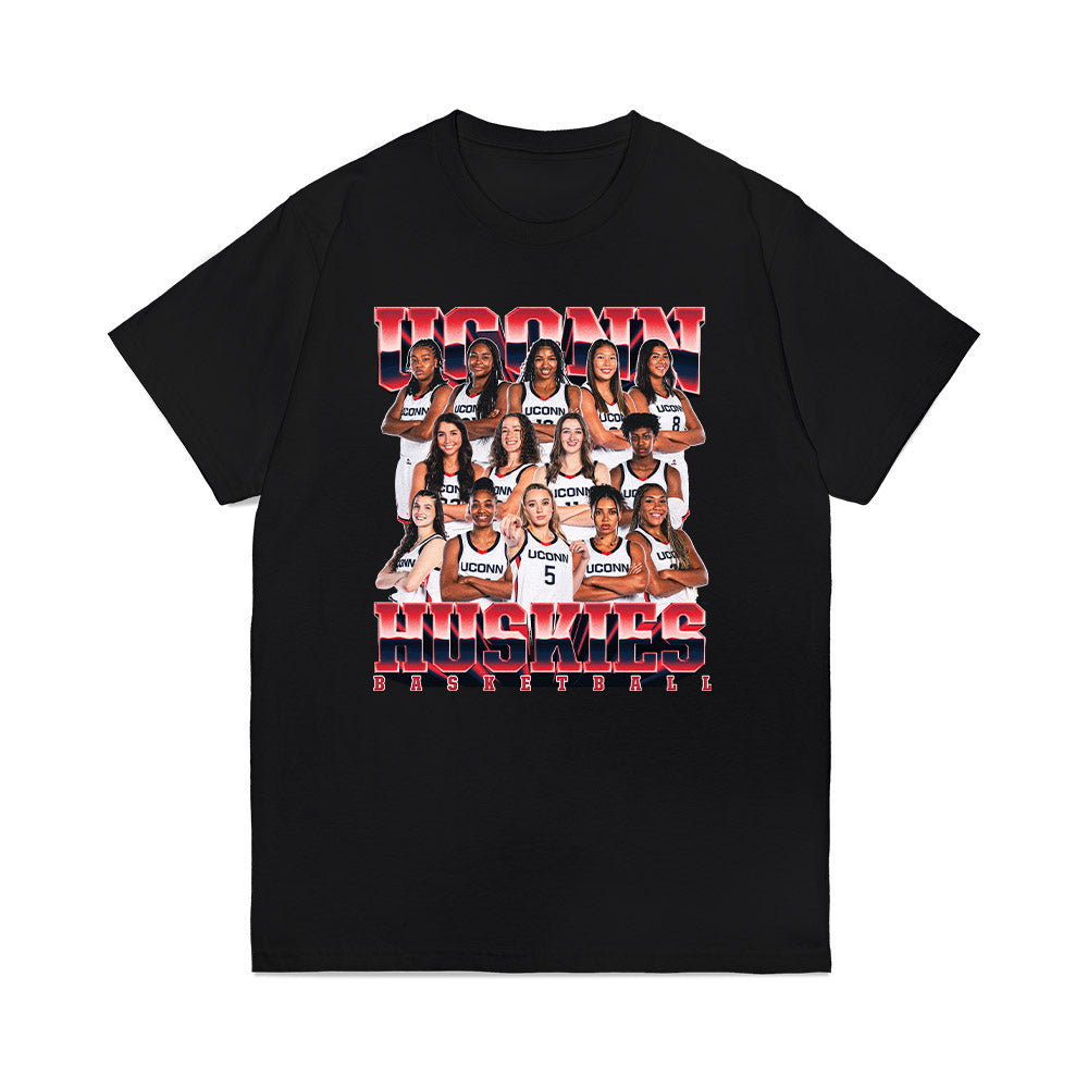 UConn - NCAA Women's Basketball : - Team Collage Premium T-Shirt-0