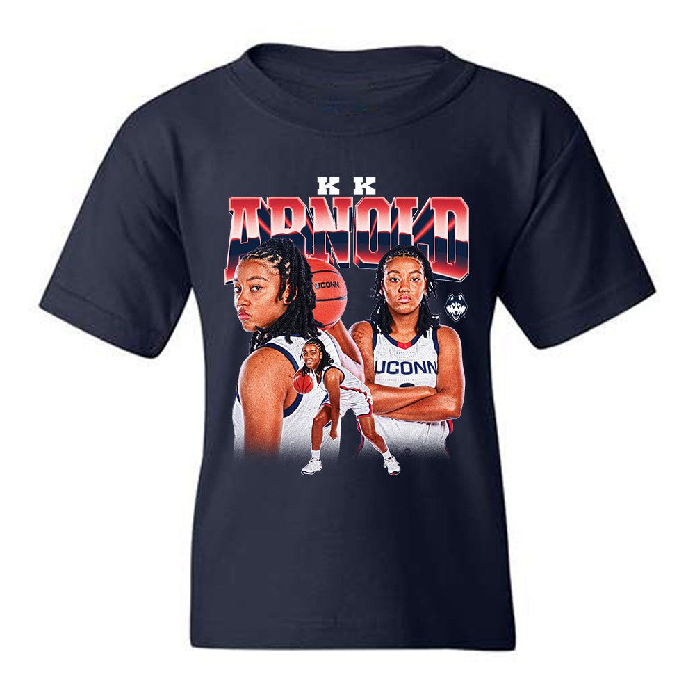 UConn - NCAA Women's Basketball : Kamorea Arnold - Youth T-Shirt-0